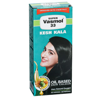 Super Vasmol 33 Kesh Kala Oil Based Hair Colour 100 ml – Raj Lakshmi Smart  Shop